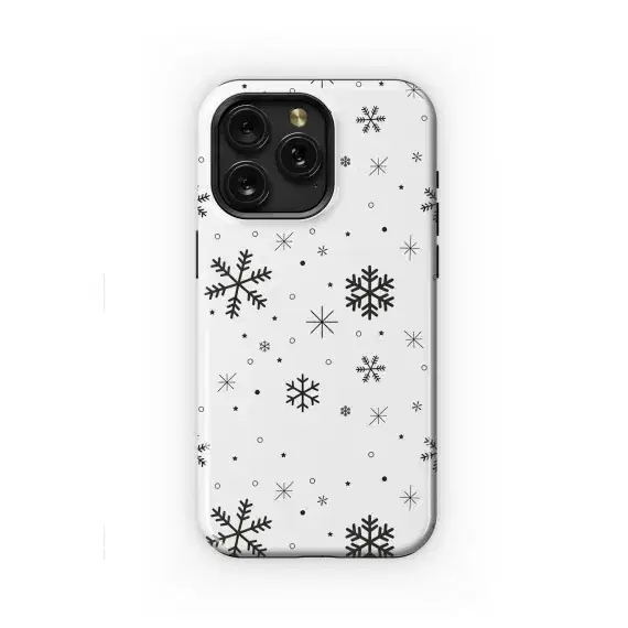 Seamless Snowflakes Pattern Phone Case iPhone Samsung Cover Pixel 2157 - Image 1