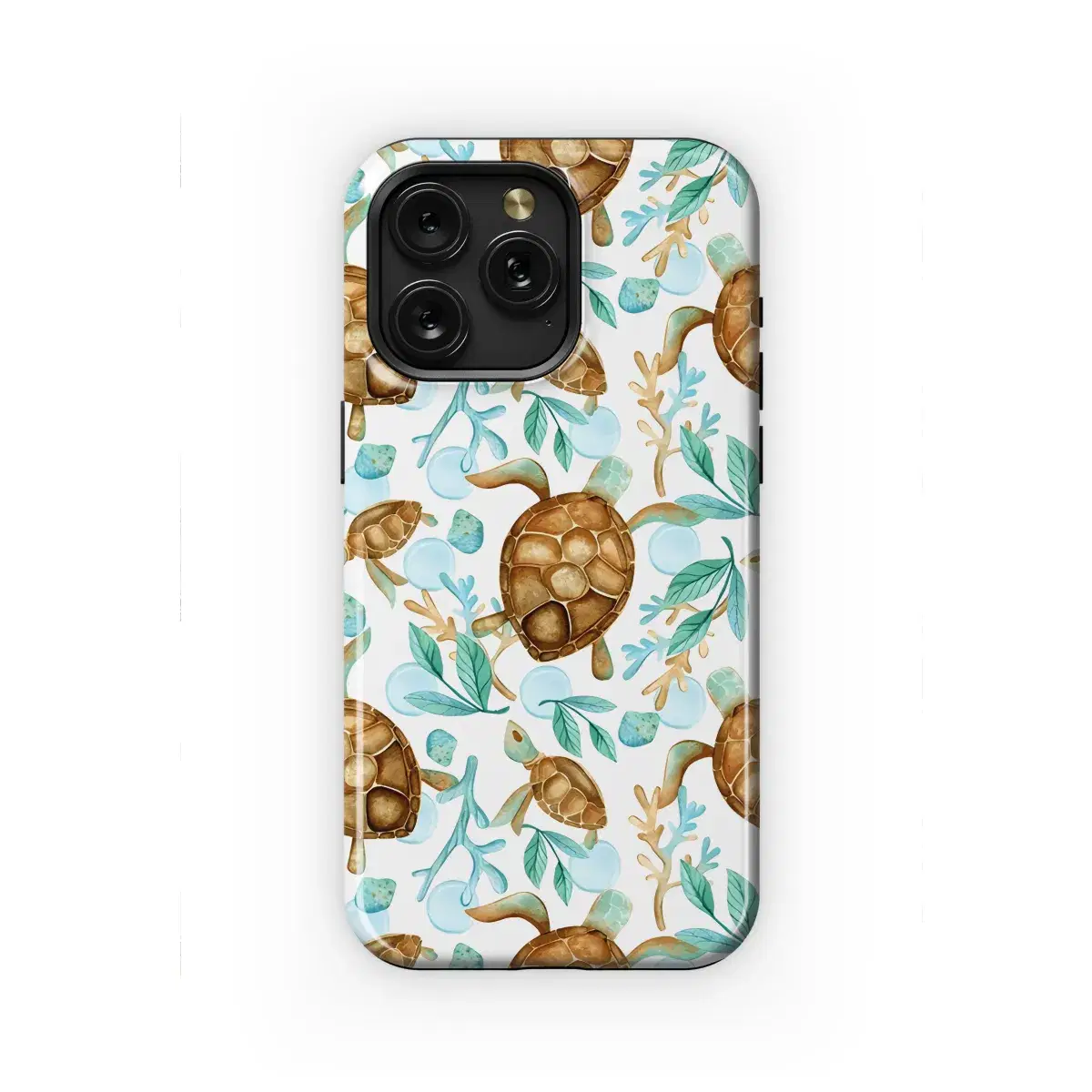 Seamless Underwater Watercolor Pattern Phone Case iPhone Samsung Cover Pixel 2329 - Image 1