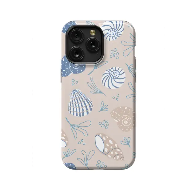 Seashells pattern Phone Case iPhone Samsung Cover Pixel 1157