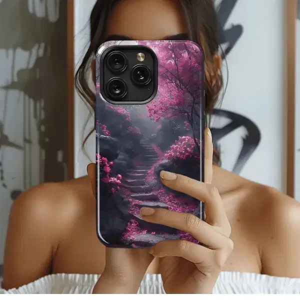 Serene Blossom House
 Phone Case iPhone Samsung Cover Pixel 4494 - Image 1