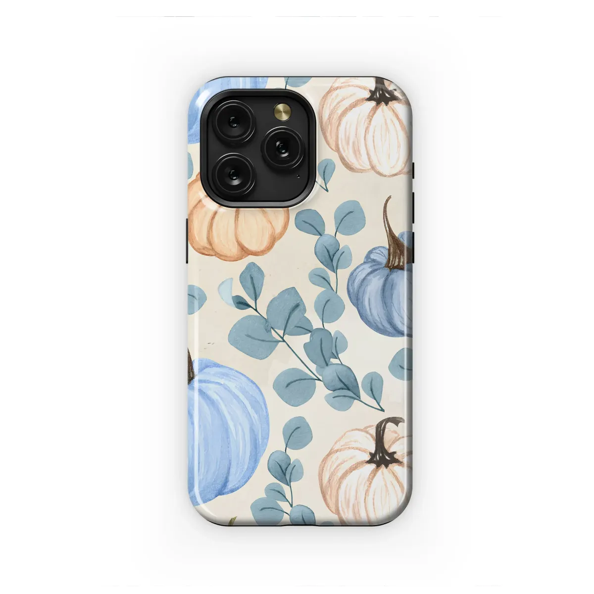 Serene Blue Pumpkin Patch Phone Case iPhone Samsung Cover Pixel 6676 - Image 1