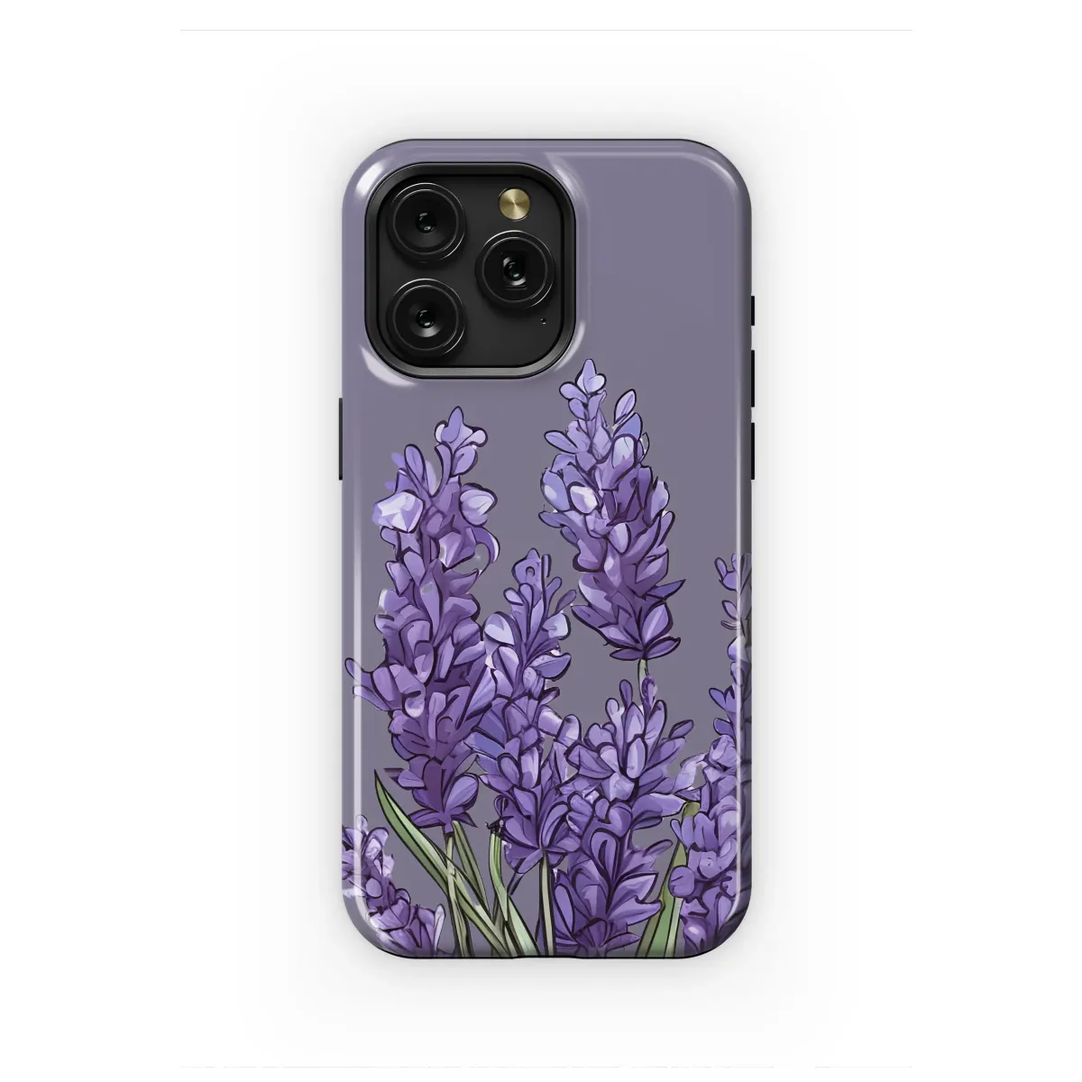 Serene Lavender Garden Botanical Art Phone Case iPhone Samsung Cover Pixel 7221 - Image 1
