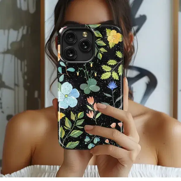 Serene Moonlit Village
 Phone Case iPhone Samsung Cover Pixel 5537 - Image 1