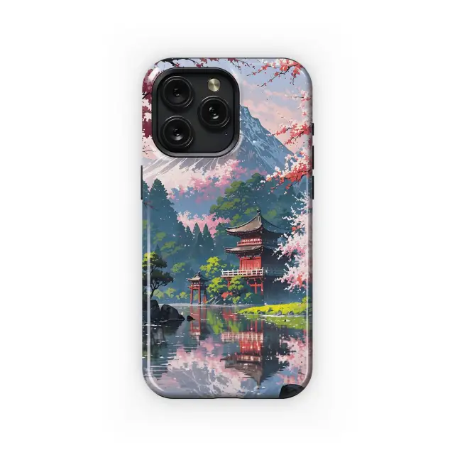 Serene Mountain Temple
 Phone Case iPhone Samsung Cover Pixel 4505