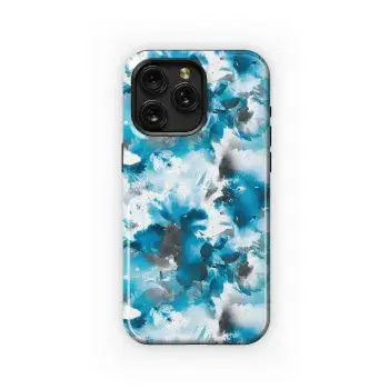 Shibori Tie Dye Batik Watercolor Phone Case iPhone Samsung Cover Pixel 3829 - Image 1