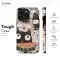 Silly Cat Drawing Phone Case iPhone Samsung Cover Pixel 1624 - Image 5