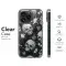 Silver Skulls Ink Splatter Phone Case iPhone Samsung Cover Pixel 5712 - Image 8