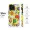 Sketch of school elements Phone Case iPhone Samsung Cover Pixel 3215 - Image 7