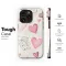 Sketches of a Parisian Heart Phone Case iPhone Samsung Cover Pixel 6478 - Image 6