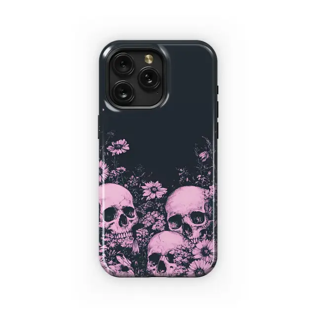 Skulls & Flowers Bloom
 Phone Case iPhone Samsung Cover Pixel 5853