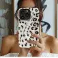 Snow Leopard Spots Fur Texture Phone Case iPhone Samsung Cover Pixel 5780 - Image 1