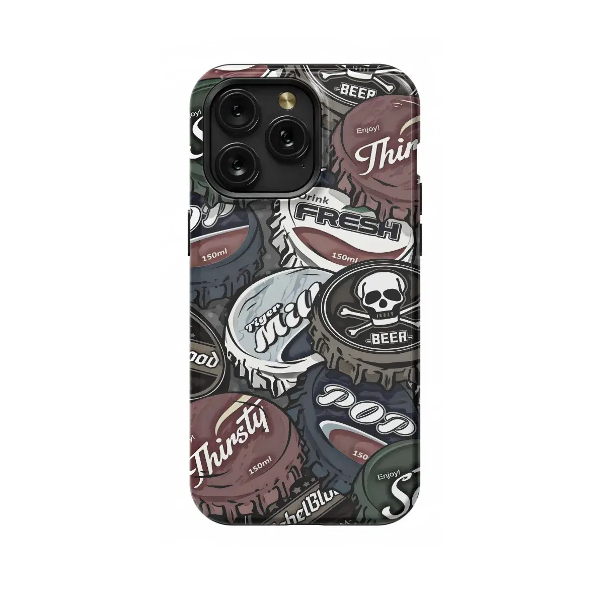 Soda Pop Caps Phone Case iPhone Samsung Pixel & More 114 - Image 1