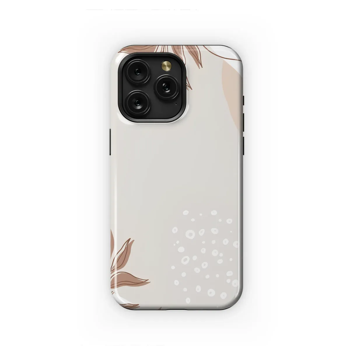 Soft Clay and Whispering Leaves Phone Case iPhone Samsung Cover Pixel 6433 - Image 1