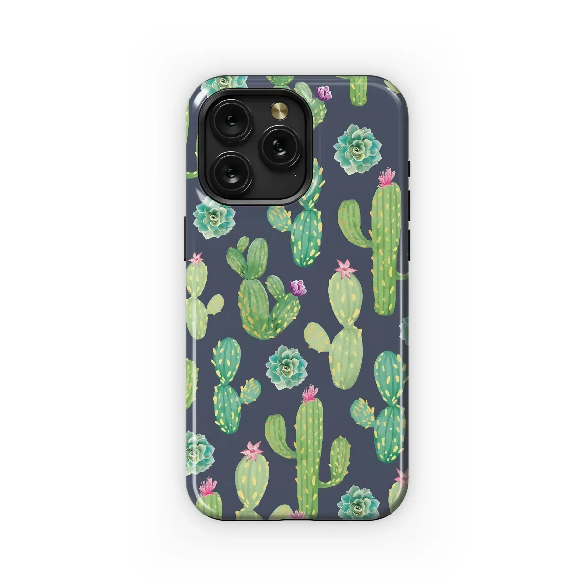 Soft Spines and Succulent Blooms Phone Case iPhone Samsung Cover Pixel 6334 - Image 1
