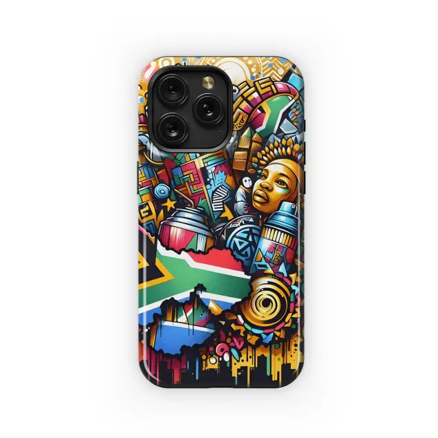 South African Graffiti Phone Case iPhone Samsung Cover Pixel 3137