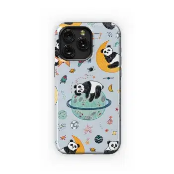 Space Sleeping Panda Phone Case iPhone Samsung Cover Pixel 2850 - Image 1
