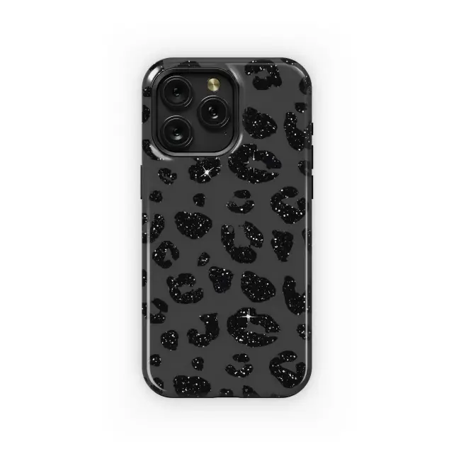 Sparkle Leopard Print Phone Case iPhone Samsung Cover Pixel 5775