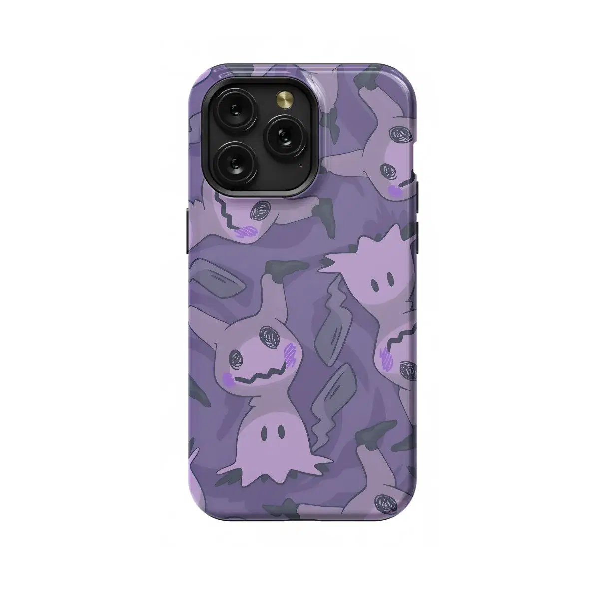 Spooky Cat Purple Phone Case iPhone Samsung Pixel & More 121 - Image 1