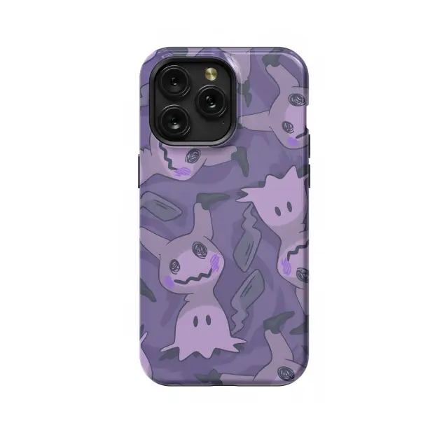 Spooky Cat Purple Phone Case iPhone Samsung Pixel & More 121