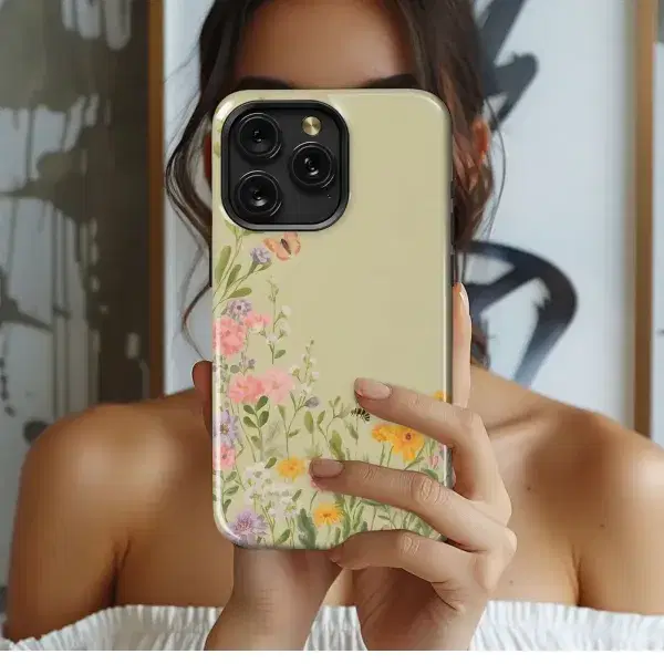 Spring Bunny Chick Pattern Phone Case iPhone Samsung Cover Pixel 5427 - Image 1