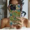 Stained Glass Abstract Tropical Leaves Phone Case iPhone Samsung Cover Pixel 3335 - Image 2