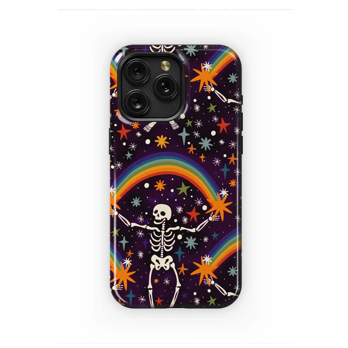 Stardust and Dancing Bones Phone Case iPhone Samsung Cover Pixel 6707 - Image 1
