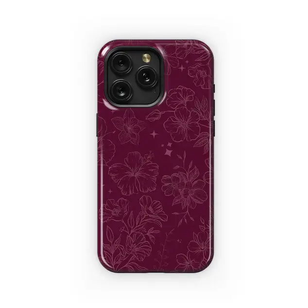 Starry Night Bloom Design Phone Case iPhone Samsung Cover Pixel 5402