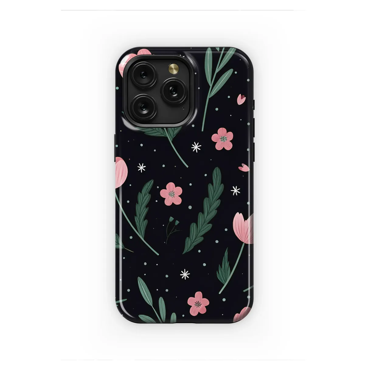 Starry Night Floral Dream Design Phone Case iPhone Samsung Cover Pixel 7154 - Image 1