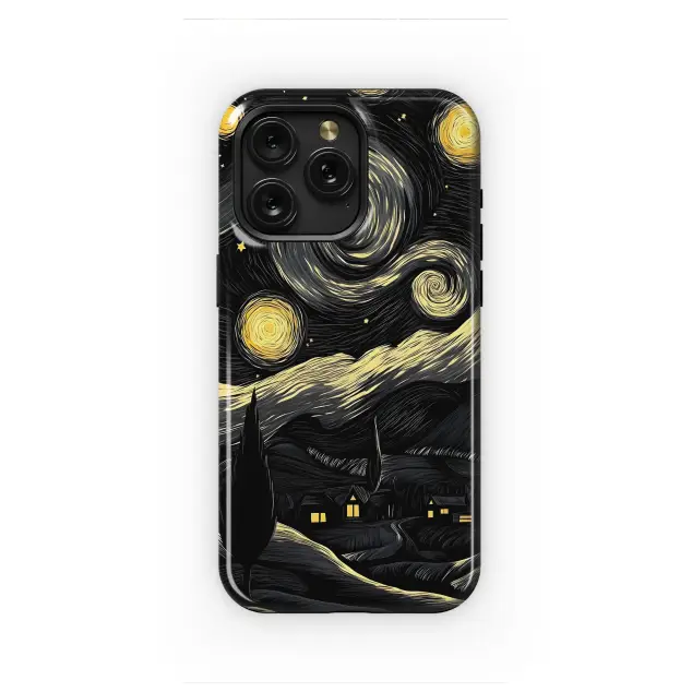 Starry Night Landscape
 Phone Case iPhone Samsung Cover Pixel 5690