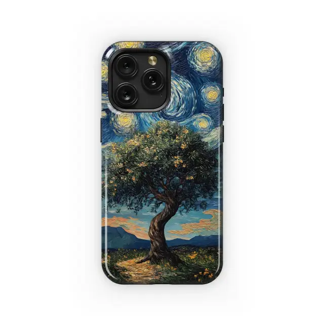 Starry Night Tree
 Phone Case iPhone Samsung Cover Pixel 6089
