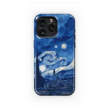 Starry Night Village
 Phone Case iPhone Samsung Cover Pixel 4430 - Image 1
