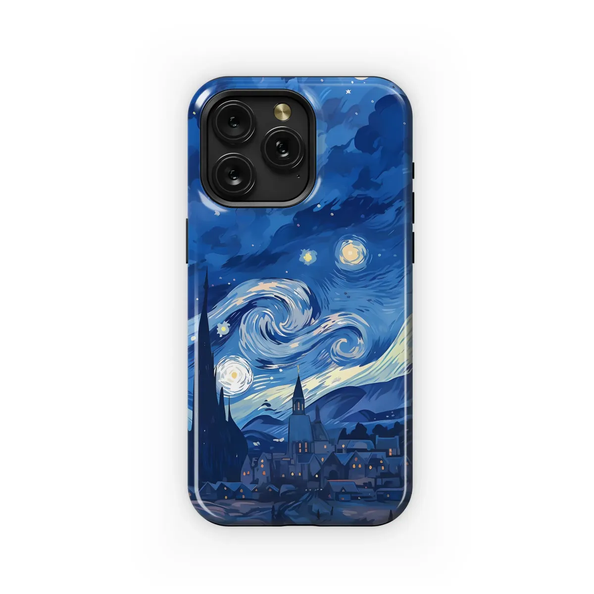 Starry Night Village
 Phone Case iPhone Samsung Cover Pixel 6096 - Image 1