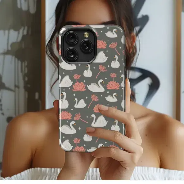 Starry Purple Pink Sky Pattern Phone Case iPhone Samsung Cover Pixel 5271 - Image 1