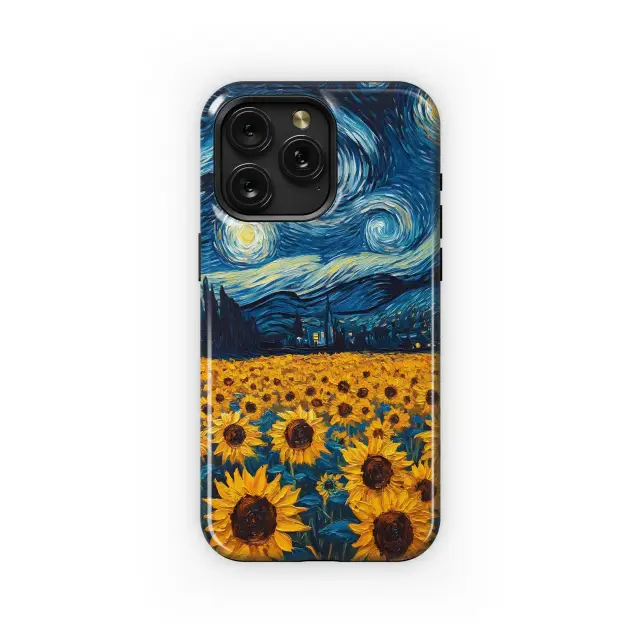 Starry Sunflower Night
 Phone Case iPhone Samsung Cover Pixel 6082