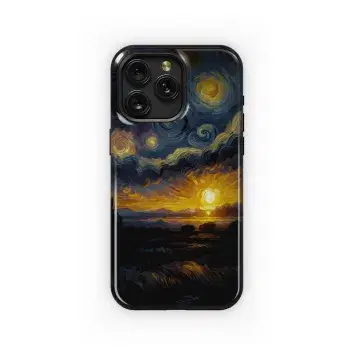Starry Sunset Landscape
 Phone Case iPhone Samsung Cover Pixel 4159 - Image 1