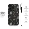 Starry Winter Forest Doodle Phone Case iPhone Samsung Cover Pixel 8038 - Image 7