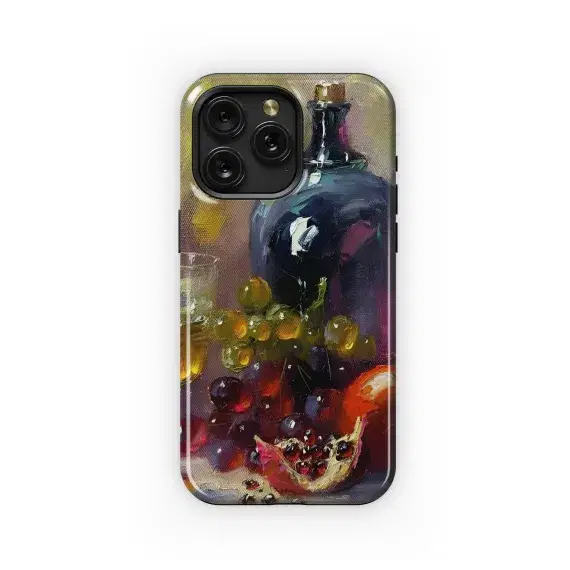 Still Life with Wine & Fruit
 Phone Case iPhone Samsung Cover Pixel 4846 - Image 1