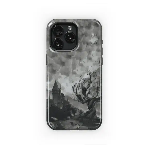 Stormy Castle View
 Phone Case iPhone Samsung Cover Pixel 4541 - Image 1