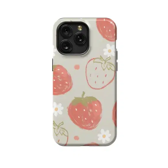 Strawberry Phone Case iPhone Samsung Pixel & More 97 - Image 1