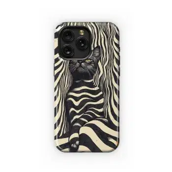 Striped Cat Dream
 Phone Case iPhone Samsung Cover Pixel 4793 - Image 1