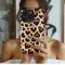 Stripy Leopard Print with Hearts Phone Case iPhone Samsung Cover Pixel 3113 - Image 2
