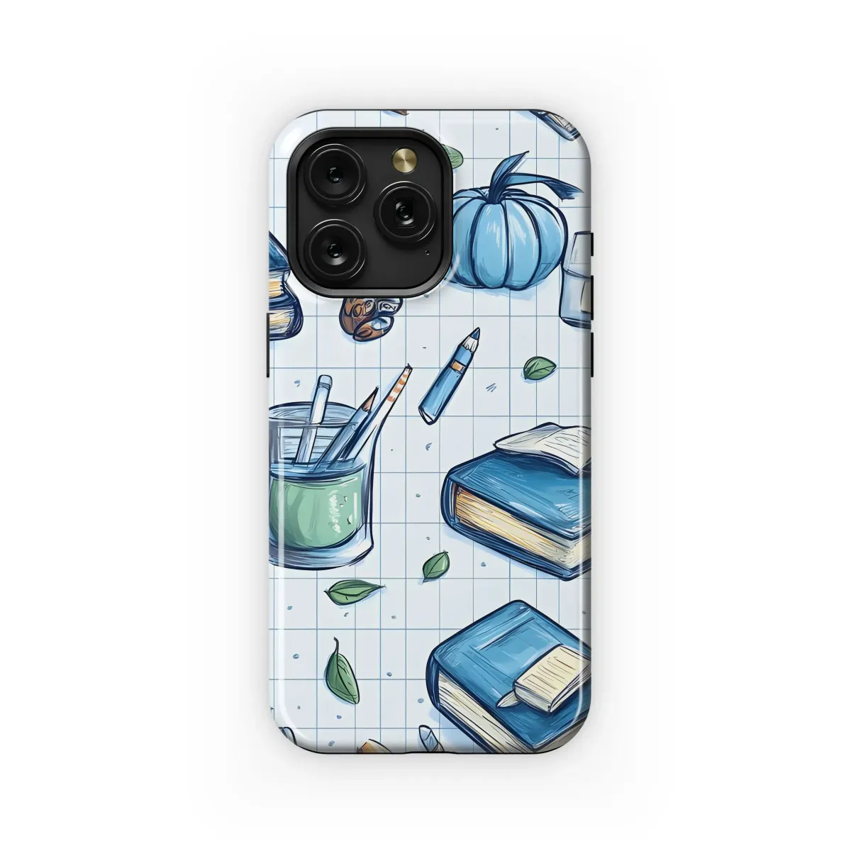 Study Time Essentials Phone Case iPhone Samsung Cover Pixel 5173 - Image 1