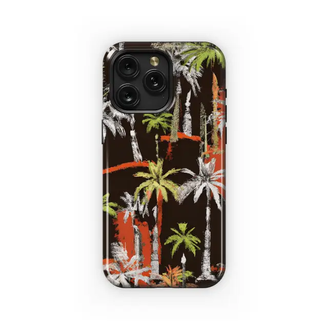 Sublimated Palm Tree Phone Case iPhone Samsung Cover Pixel 3285