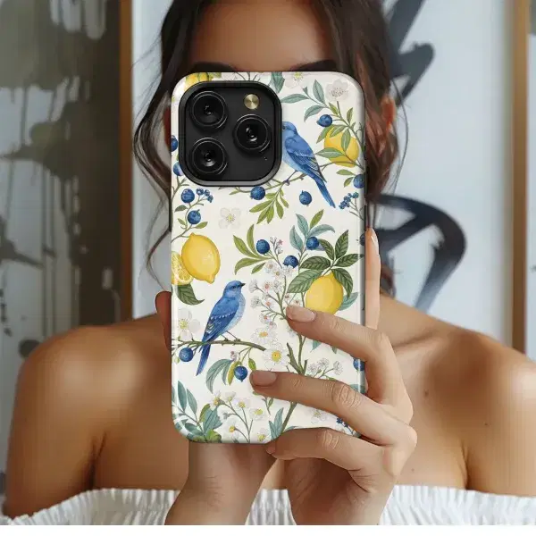 Summer Meadow Butterflies Ladybugs Phone Case iPhone Samsung Cover Pixel 5298 - Image 1