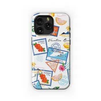 Summer Vacation Travel Postmark Phone Case iPhone Samsung Cover Pixel 2682 - Image 1