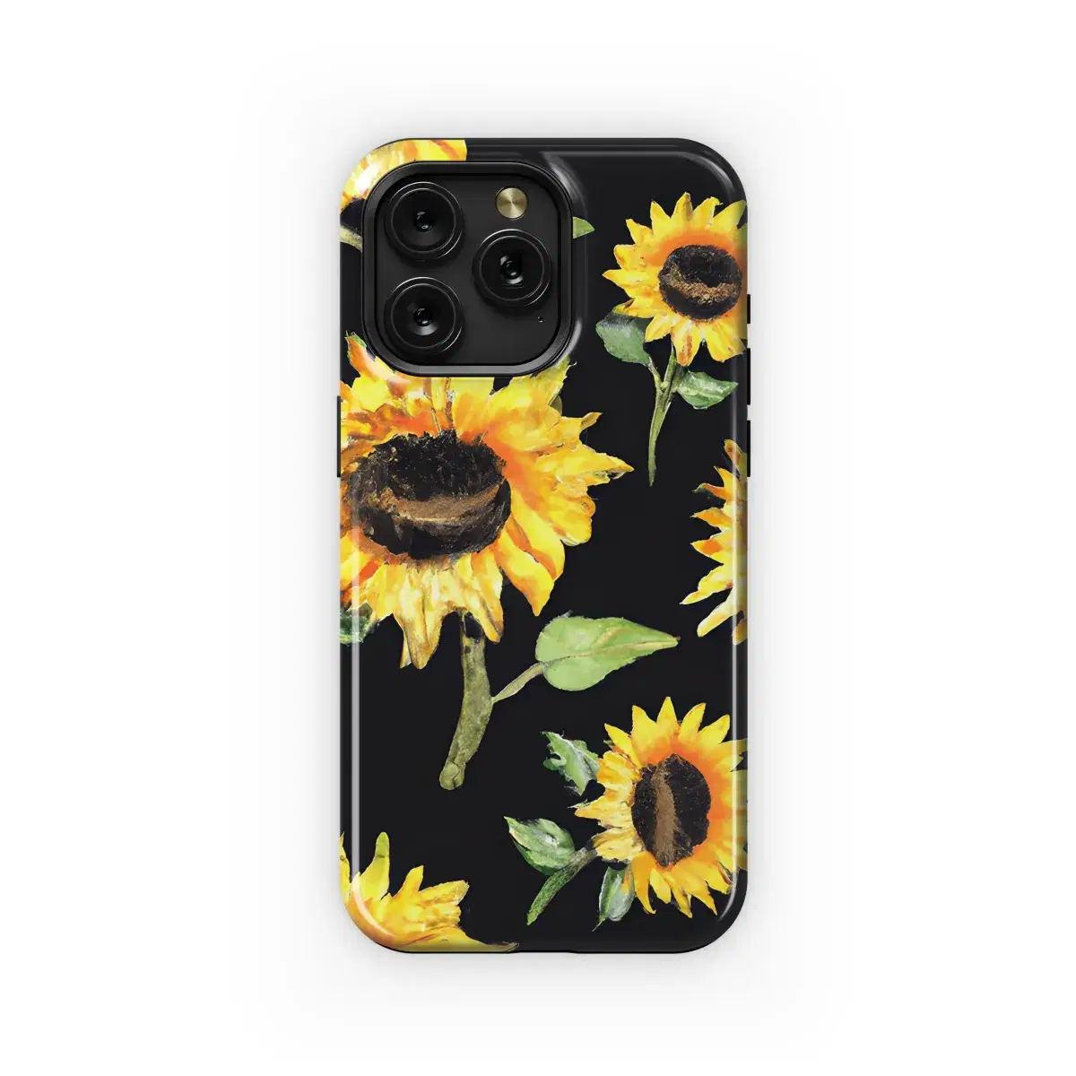 Sunflowers Black Phone Case iPhone Samsung Cover Pixel 2922 - Image 1