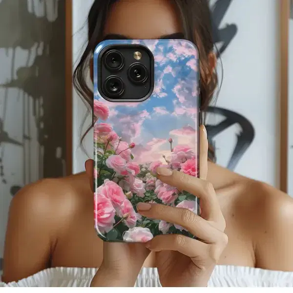 Sunset Daisies Field
 Phone Case iPhone Samsung Cover Pixel 4492 - Image 1