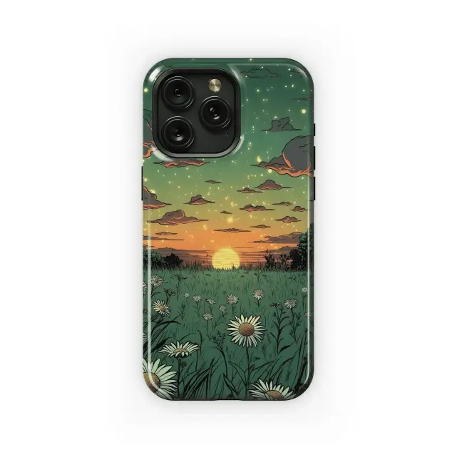 Sunset Daisies Field
 Phone Case iPhone Samsung Cover Pixel 4492