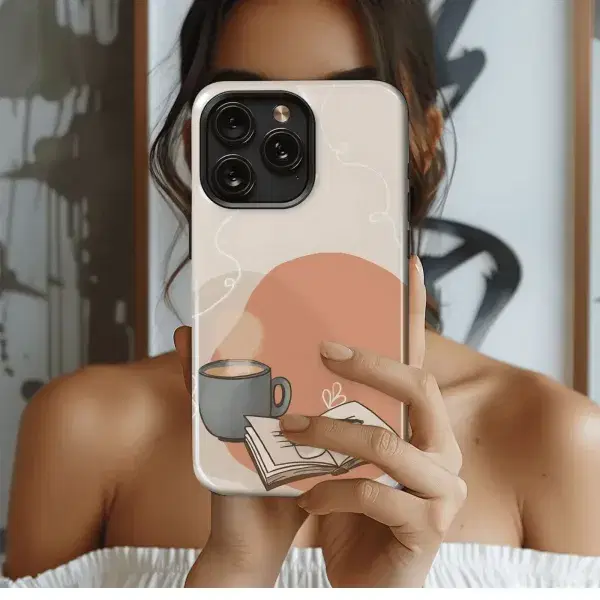 Sunset Hilltop House
 Phone Case iPhone Samsung Cover Pixel 4300 - Image 1