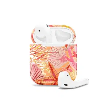 Sunset Ocean Collage Coral Beachy Sea Girl AirPods Case AirPods Pro AirPods Pro 2 AirPods 3 AirPods 2 Glossy 1512 - Image 1